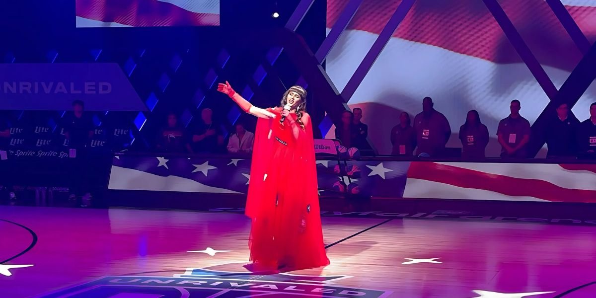 Radmila Lolly Stuns with Powerful National Anthem Performance at Unrivaled