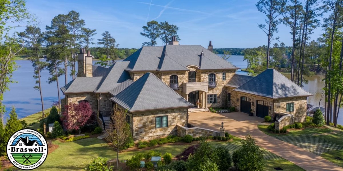 The Roofline Is the First Thing You See on Georgia's Lakefront Estates