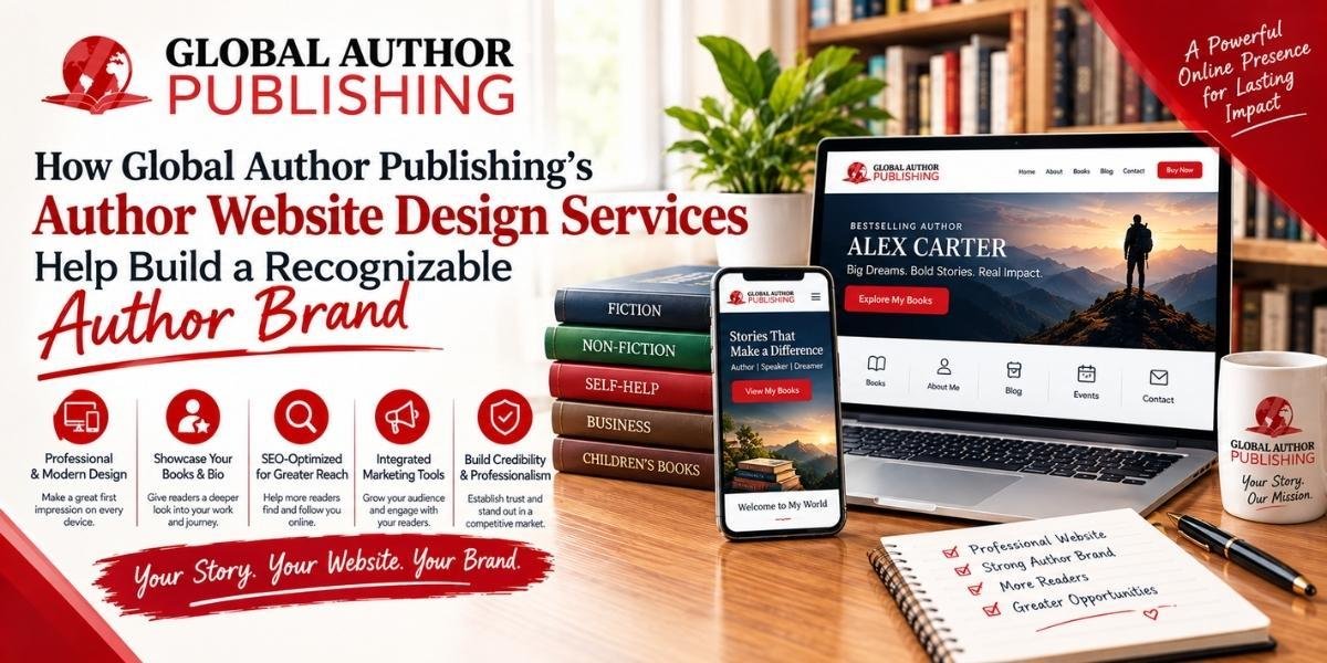 How Global Author Publishing’s Author Website Design Services Help Build a Recognizable Author Brand